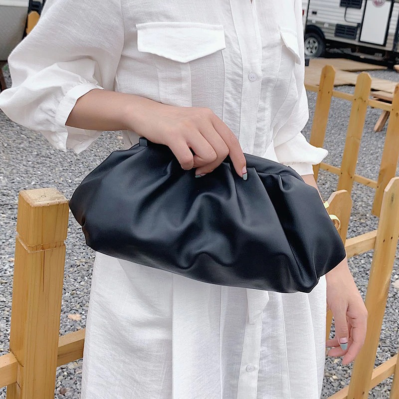 Women’s Simple Dumpling Clutch Bag WB00128 (0)