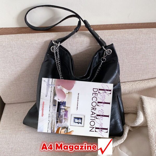 Women's Hobo Bag with Chain
