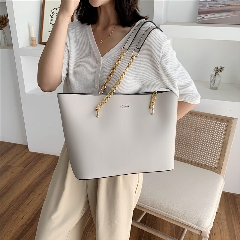 Luxury Women Tote with Chain WB-00167 (10)