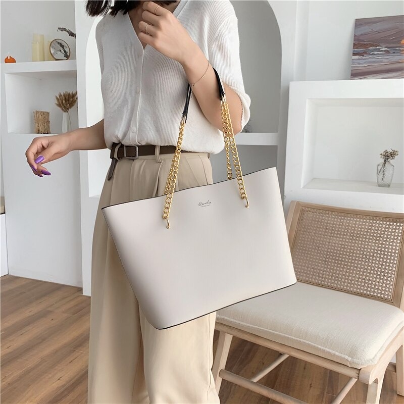 Luxury Women Tote with Chain WB-00167 (11)