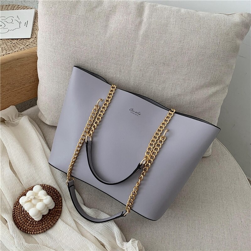 Luxury Women Tote with Chain WB-00167 (13)
