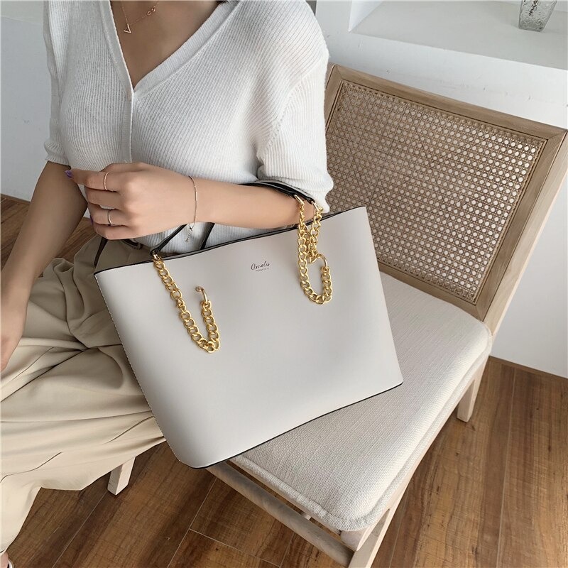 Luxury Women Tote with Chain WB-00167 (9)