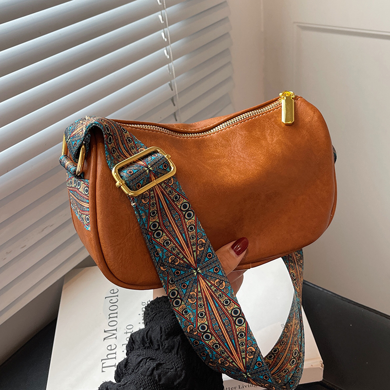 Small Crossbody Bag with Guitar Strap